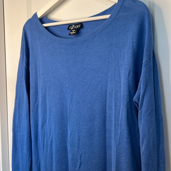 Blue sweater size M - Picture 2 of 5